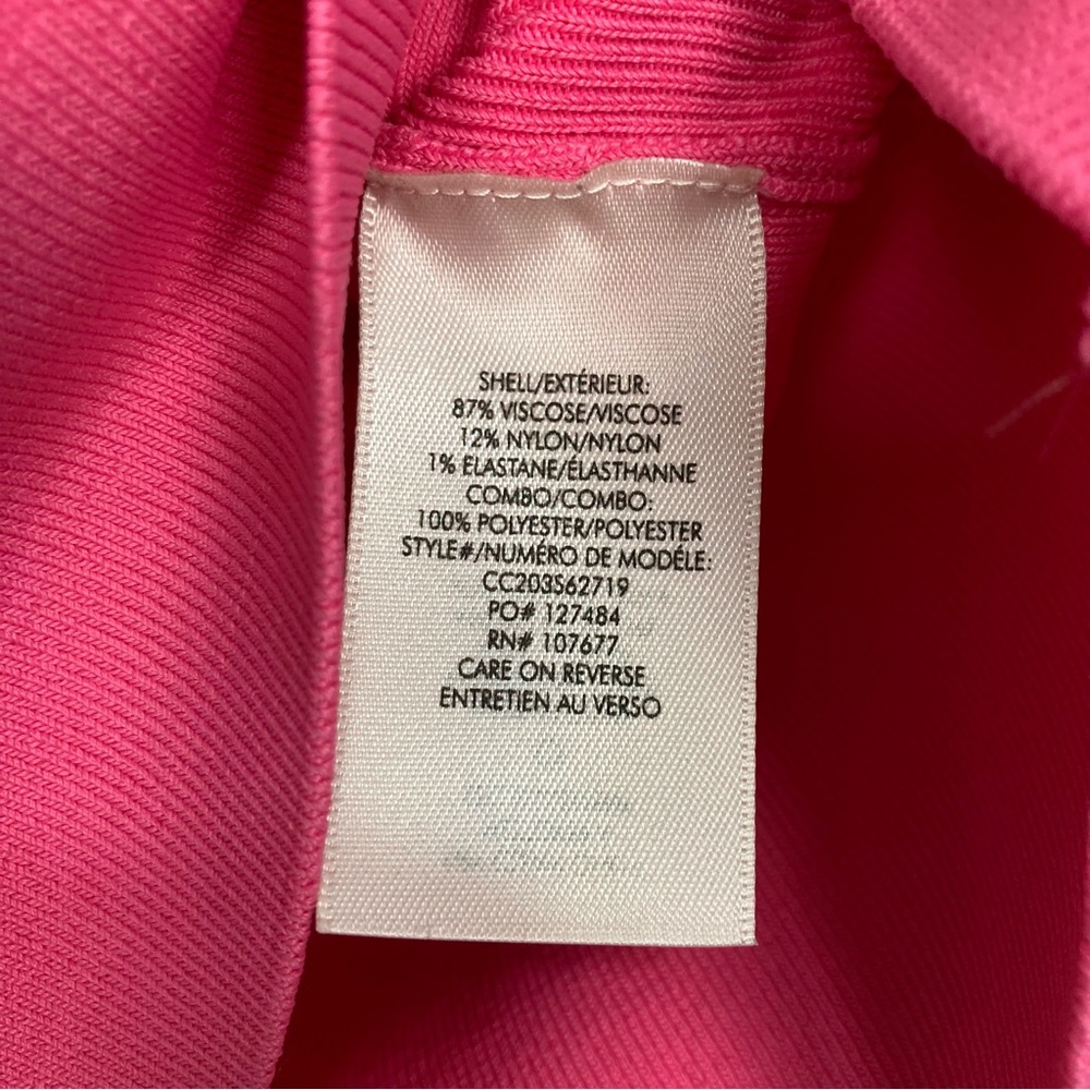 Alice + Olivia French Rose Pink Puff-Sleeve Scoop Neck Sweater - Picture 5 of 15